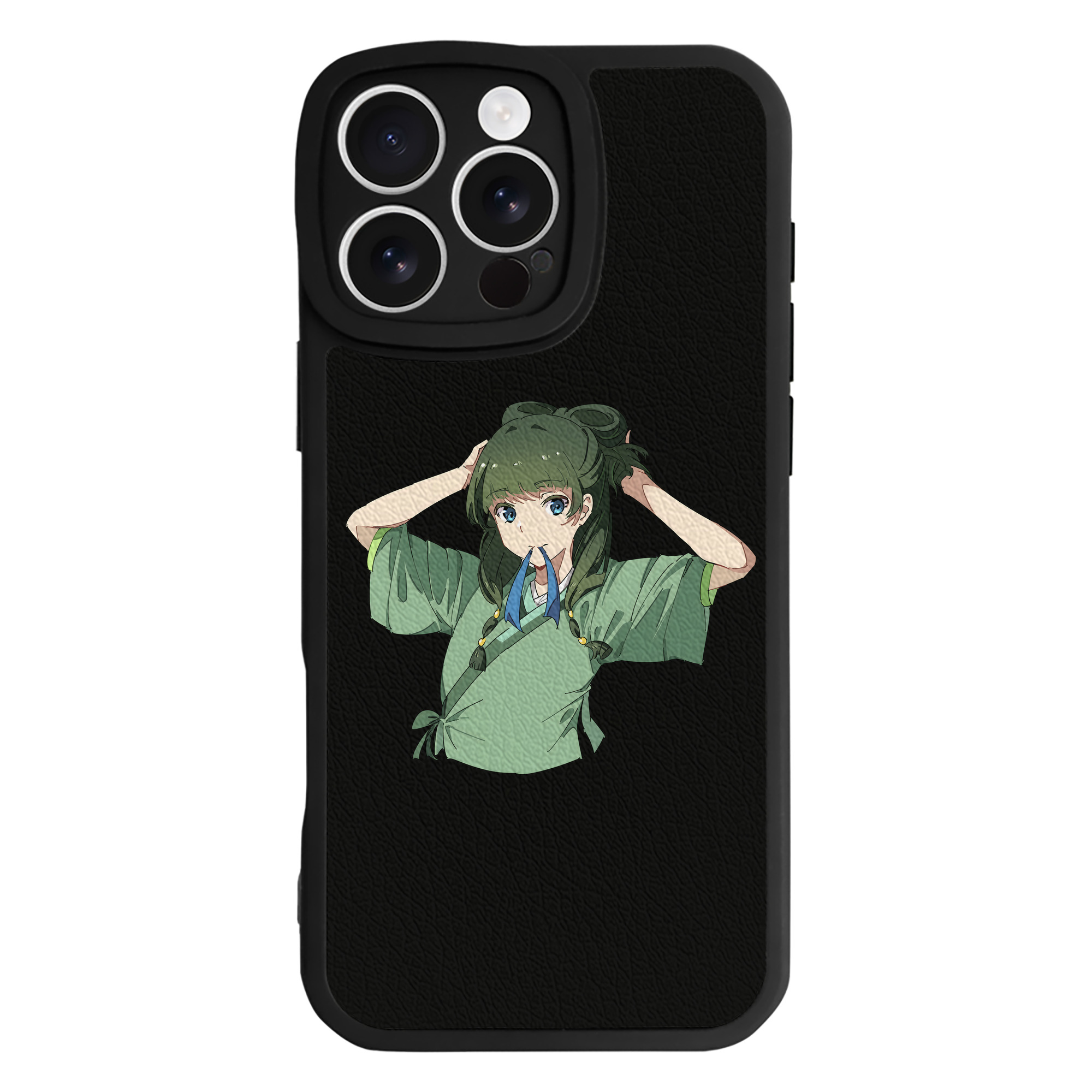 （画像用） 薬屋のひとりごと The Apothecary Diaries 【iPhone 16シリーズ対応】シリコンスマホケース（レザー調） 材質：シリコン